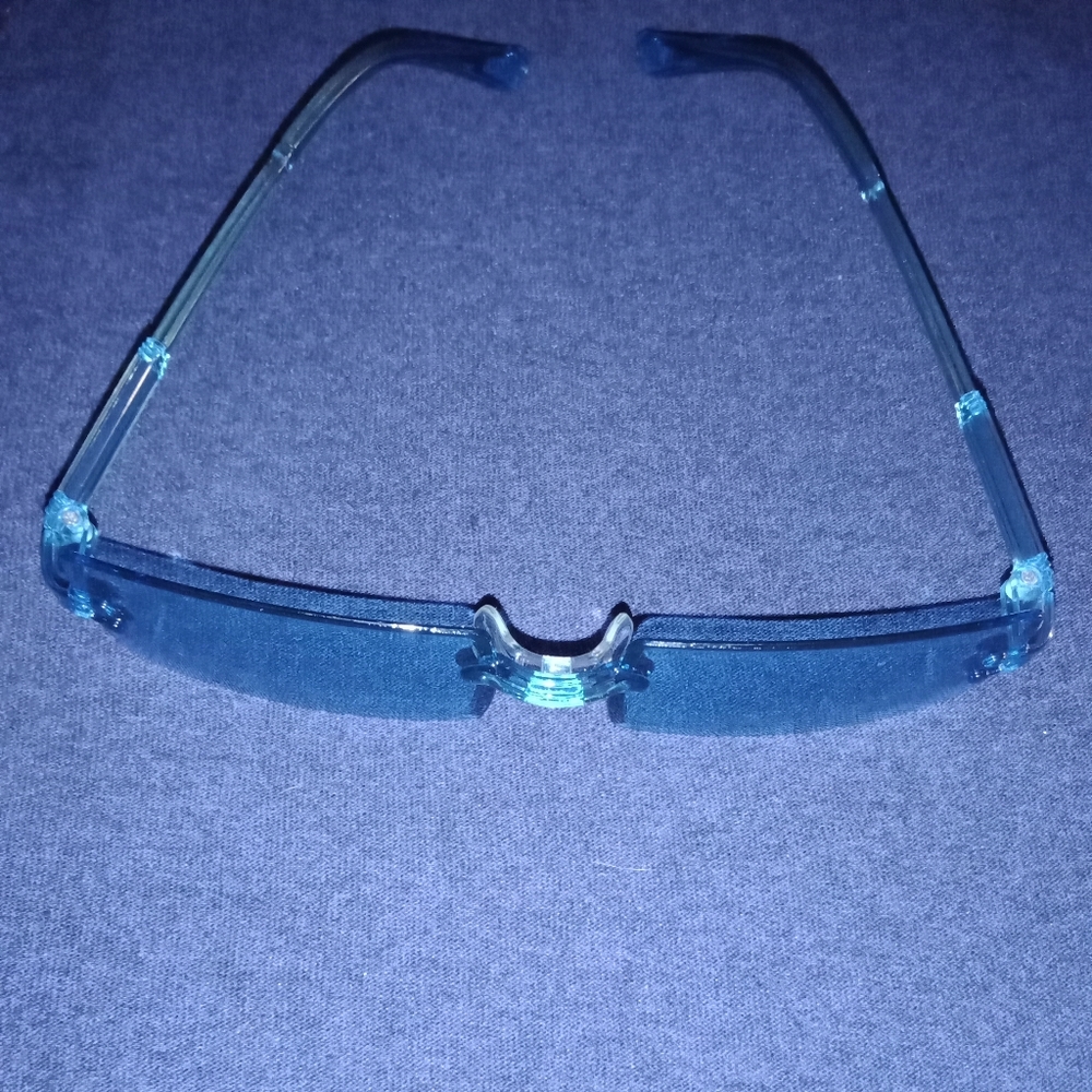 New Frameless Cut Edge Square Gradient Ocean Sunglasses